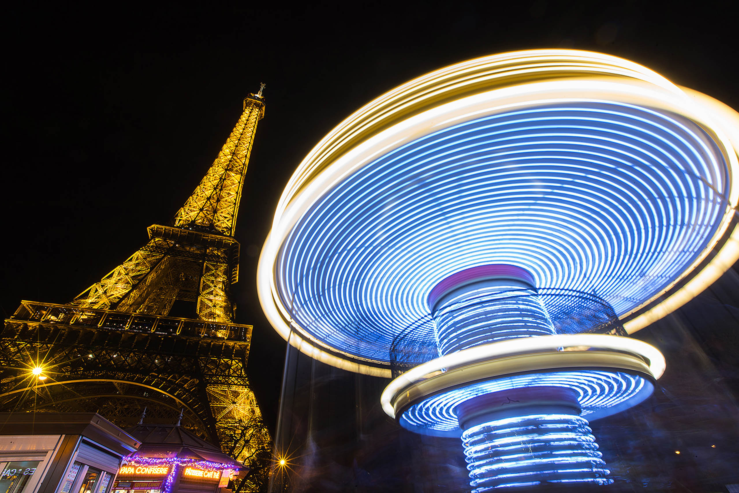 Eiffel Tower at night